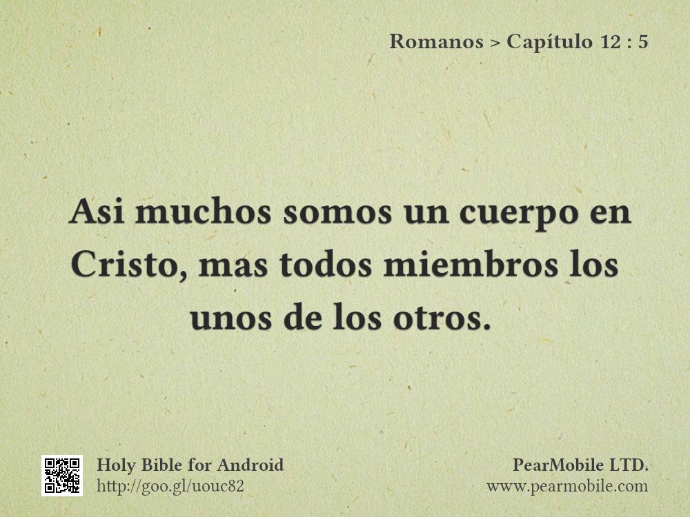 Romanos, Capítulo 12:5